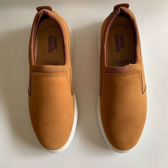 Samuel Hubbard Flight Slip-on Shoes in Nutmeg / White Size 8.5 - Picture 11 of 12